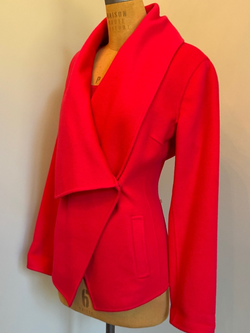 St. John Wool & Cashmere Shawl Collar Coat US12 NWT - Picture 2 of 11